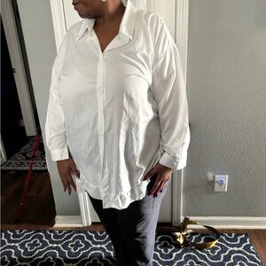 White Button-Up Shirt